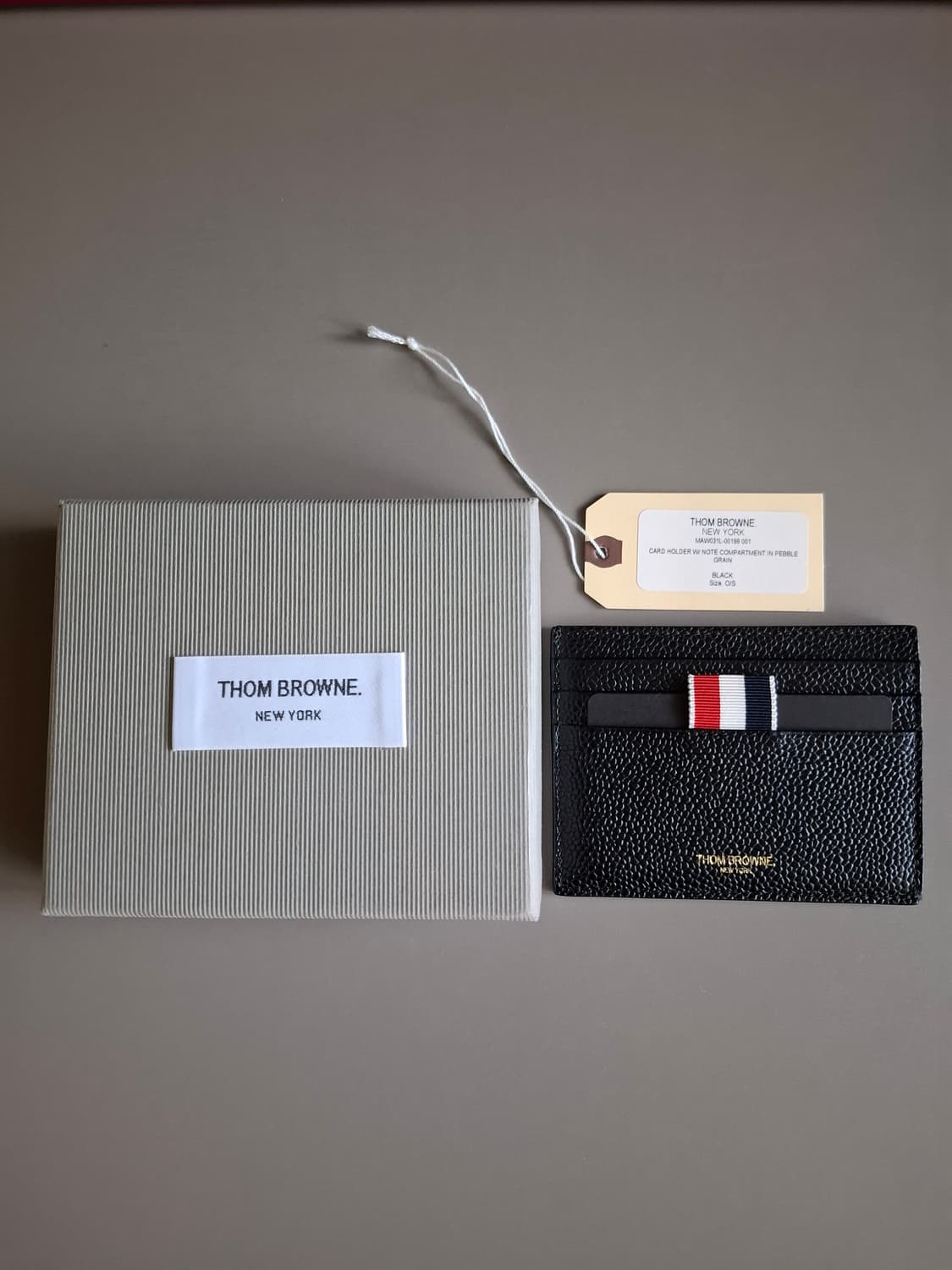 톰브라운 페블 그레인 카드지갑 새상품 상품이미지1