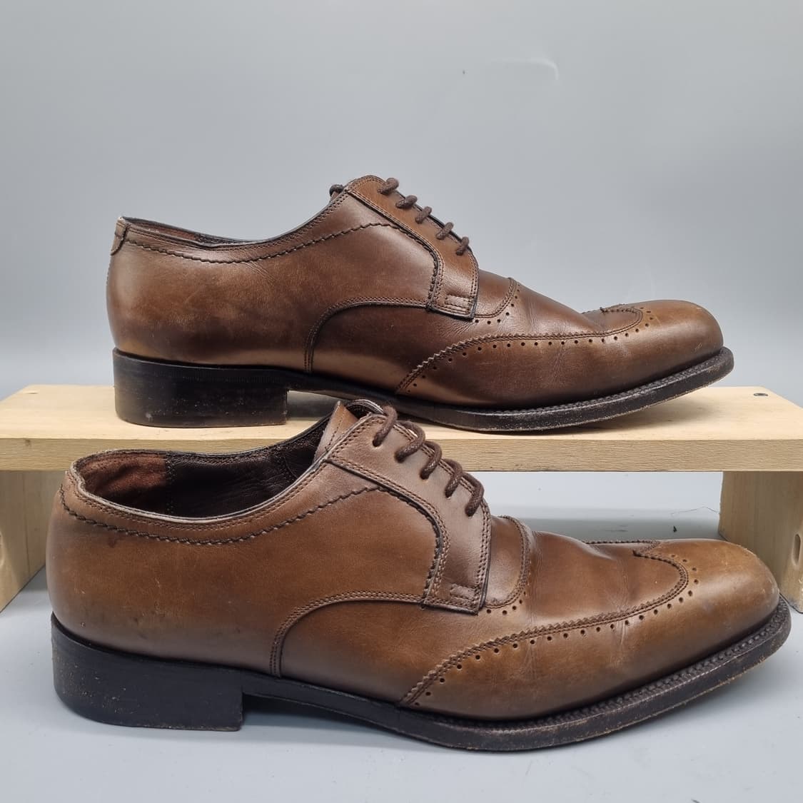 페라가모 윙팁 남성구두7.5 265 상품이미지1