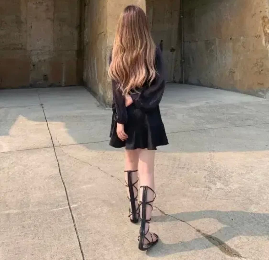 (새상품) 체리퀴리 라뇨 프릴랩 원피스 블랙 size1 상품이미지4