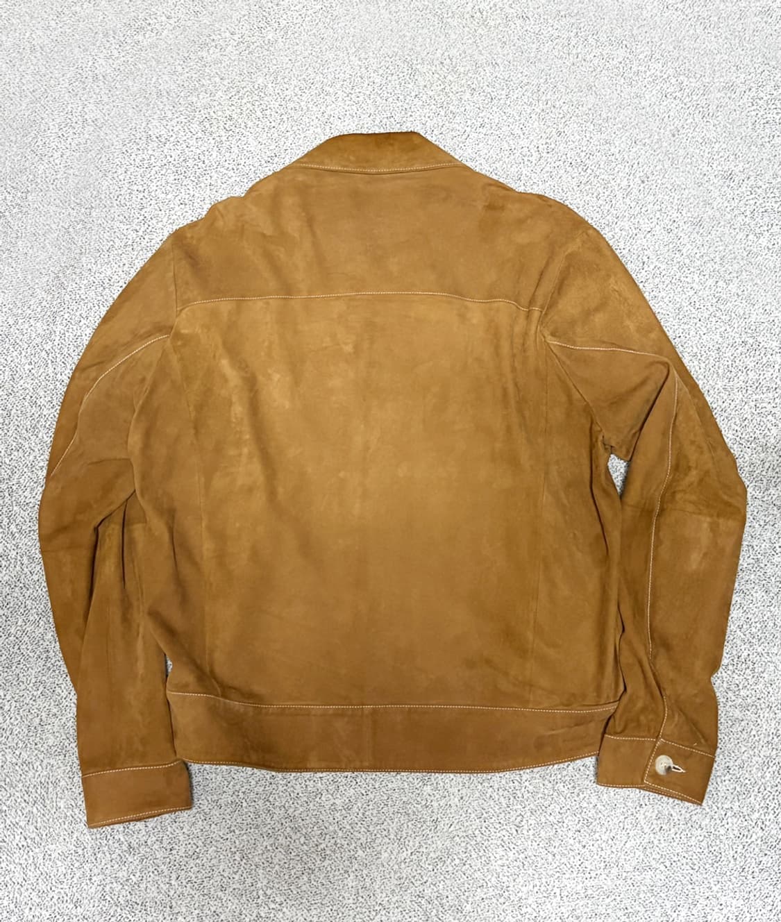 ARMA 고트 스웨이드 가죽 자켓 카멜 컬러 상품이미지8