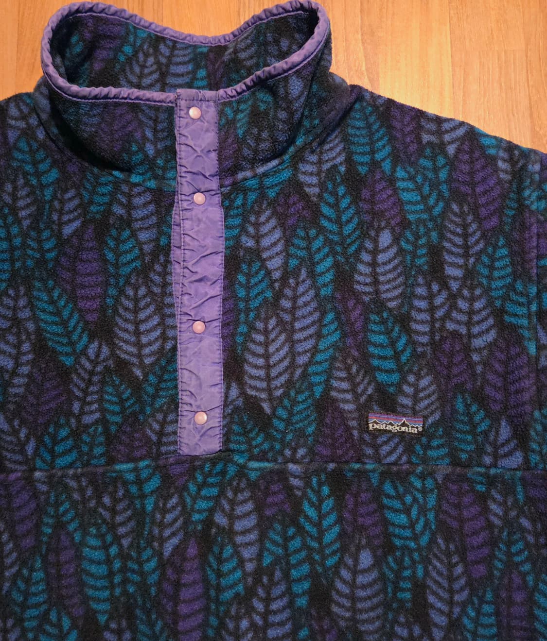 (XL)파타고니아 Usa 90s 리프패턴 신칠라 상품이미지2
