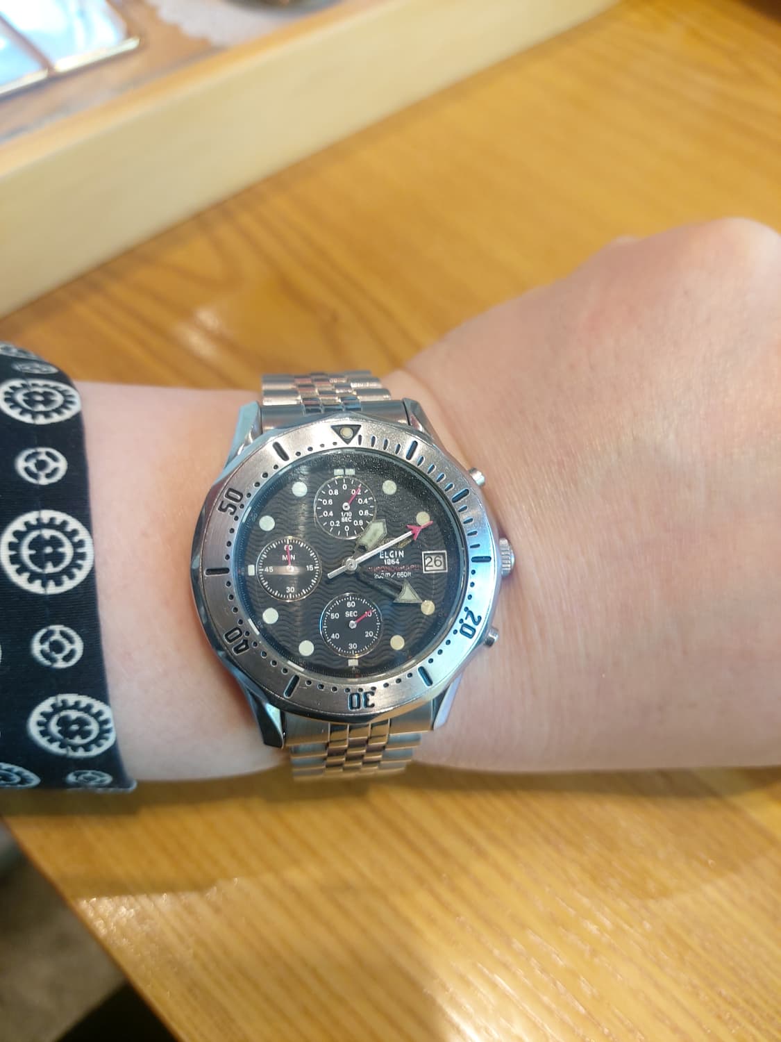 엘진 크로노그래프 남성 시계 상품이미지4