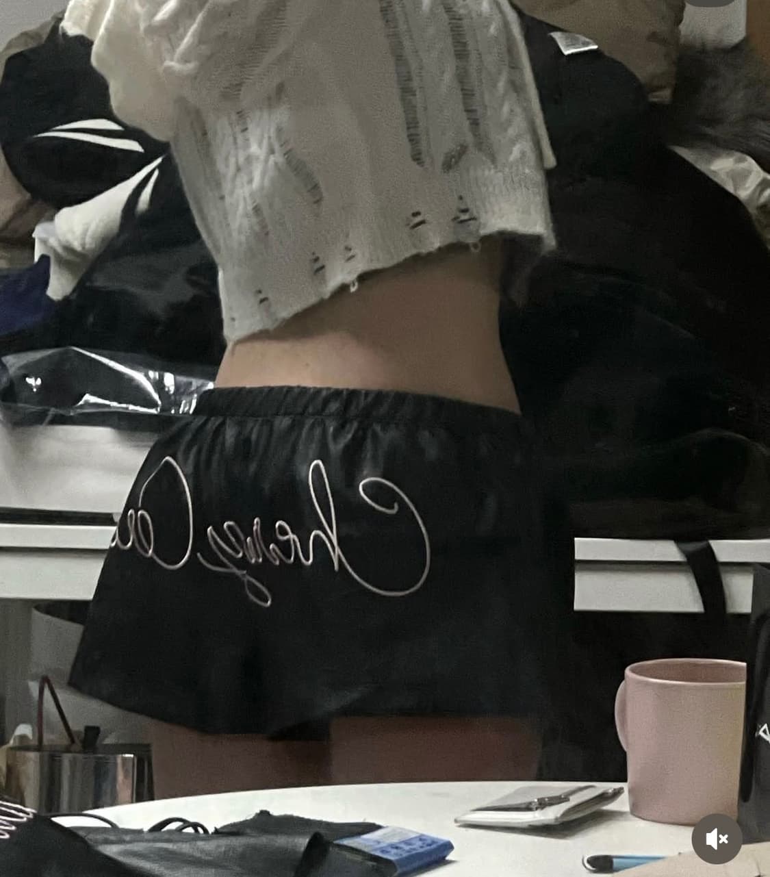 체리퀴리 레터링 팬츠 2사이즈 상품이미지3