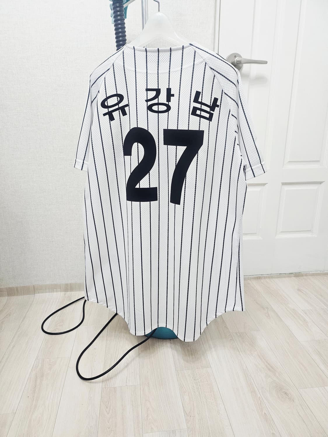 (105)XL ☆초대장급☆ LG트윈스 [흰검] 유강남유니폼 상품이미지7