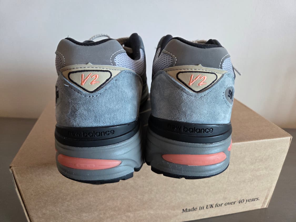 (260) 뉴발란스  991v2 블루 실버 260사이즈 상품이미지4