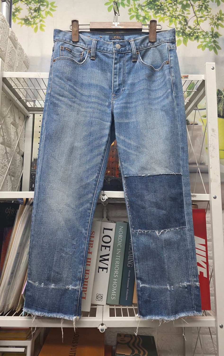 폴로랄프로렌 여성청바지 29 패치워크 데님팬츠 WL45 상품이미지1