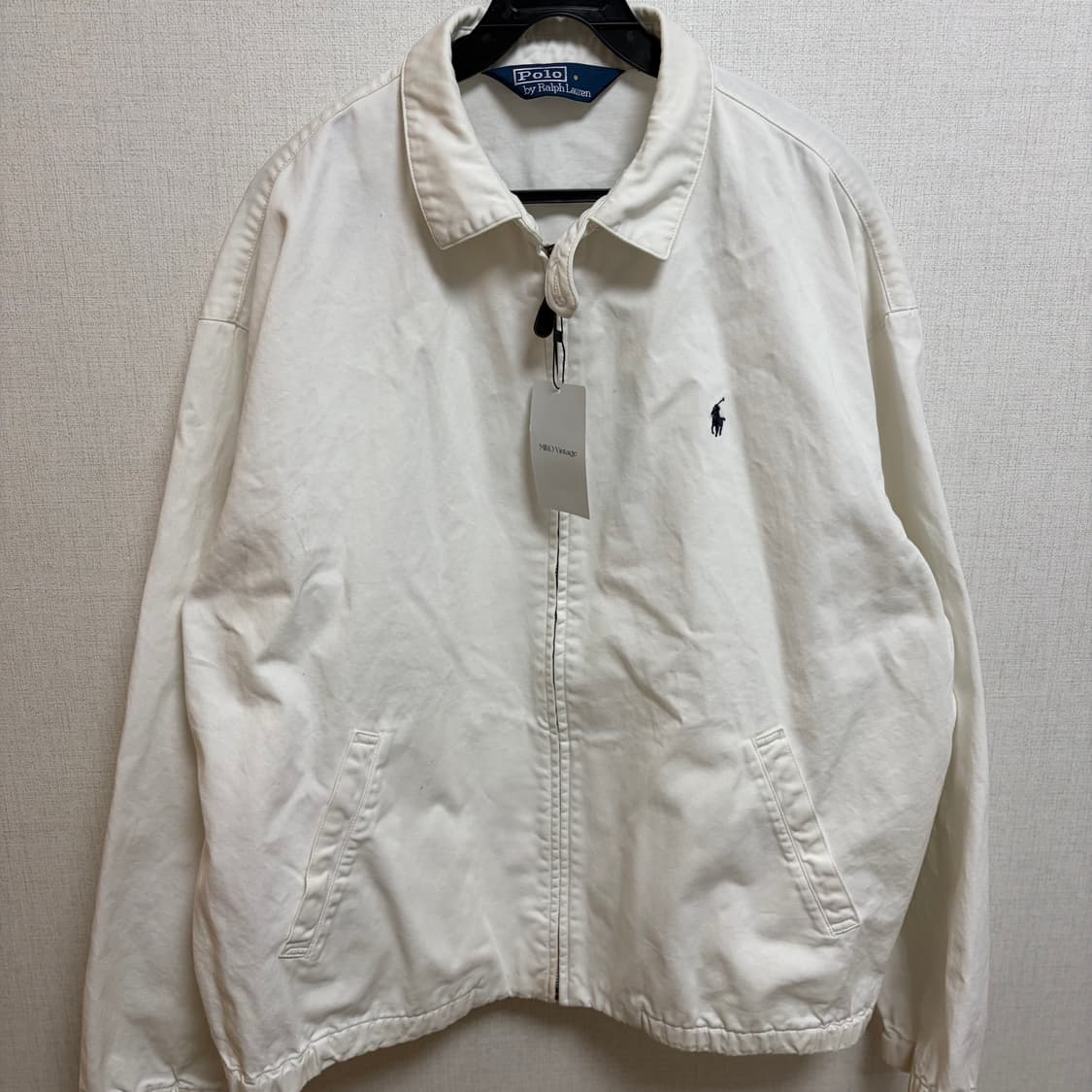 폴로 랄프로렌 90s 화이트 블루종 상품이미지1