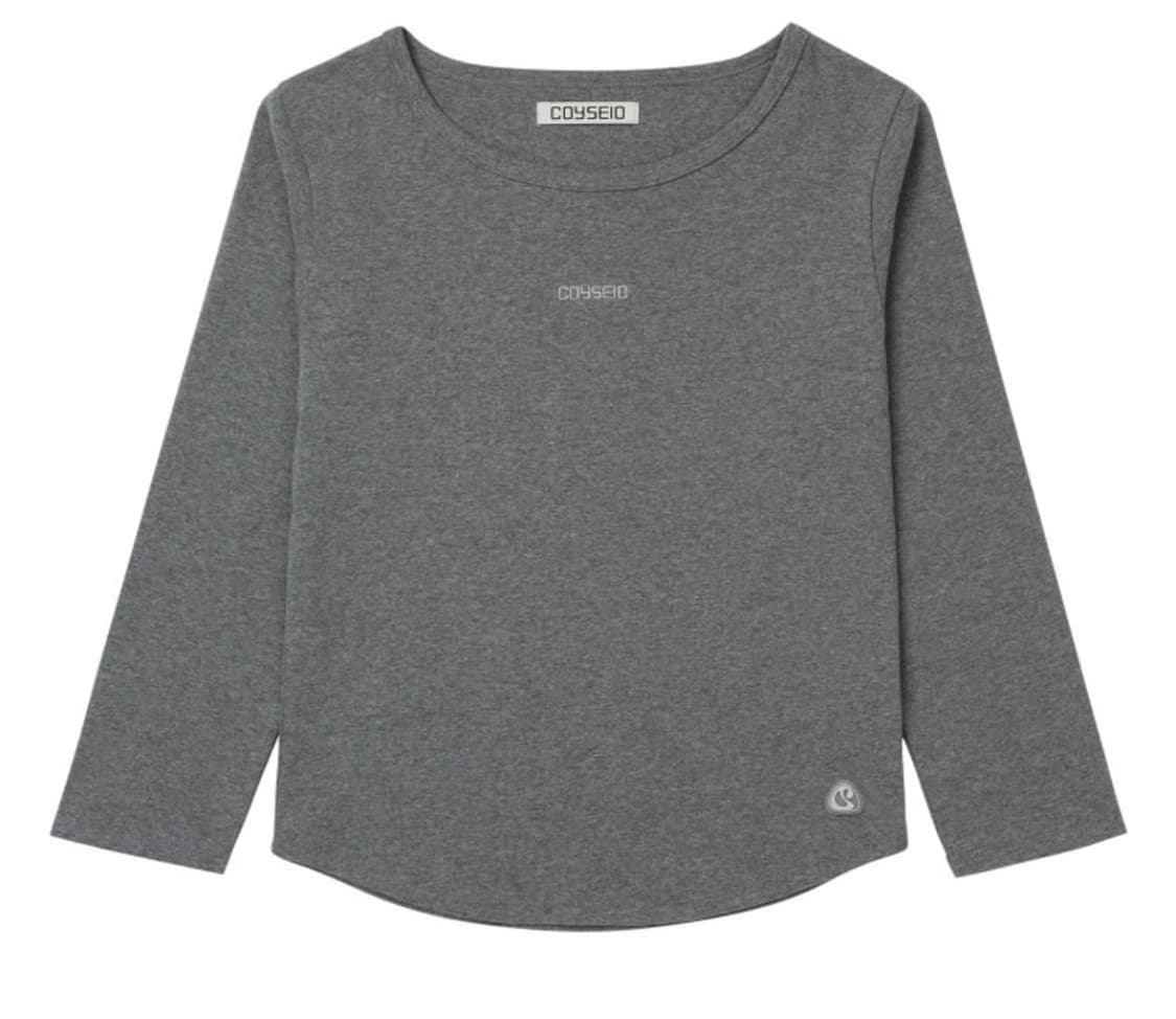 코이세이오 카프리 티셔츠 차콜 상품이미지1