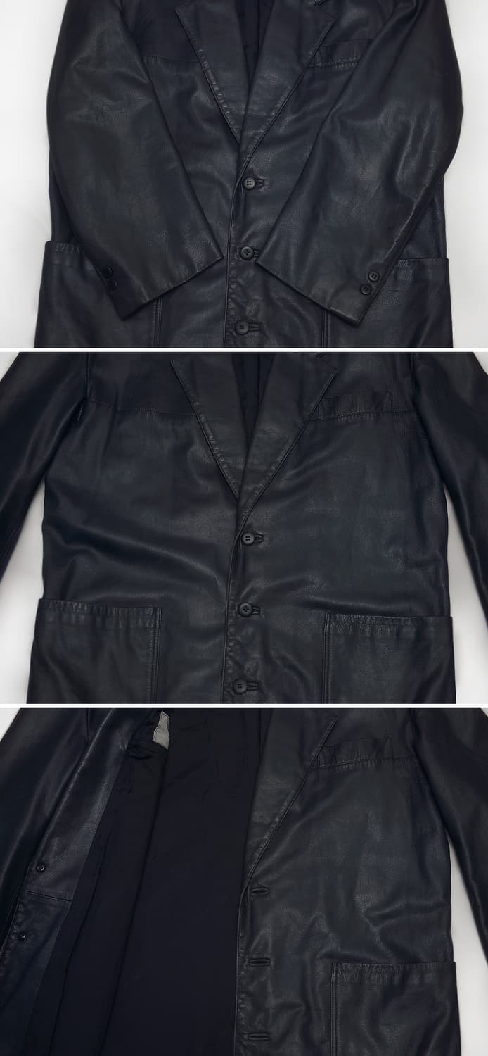 발리 (BALLY) 올드클래식 테일러 가죽 코트자켓 (40 / 100+) 상품이미지6