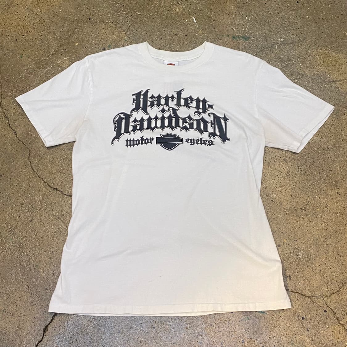 미국 빈티지 할리데이비슨 로고 플로리다 레어 반팔티 흰티셔츠 상품이미지2