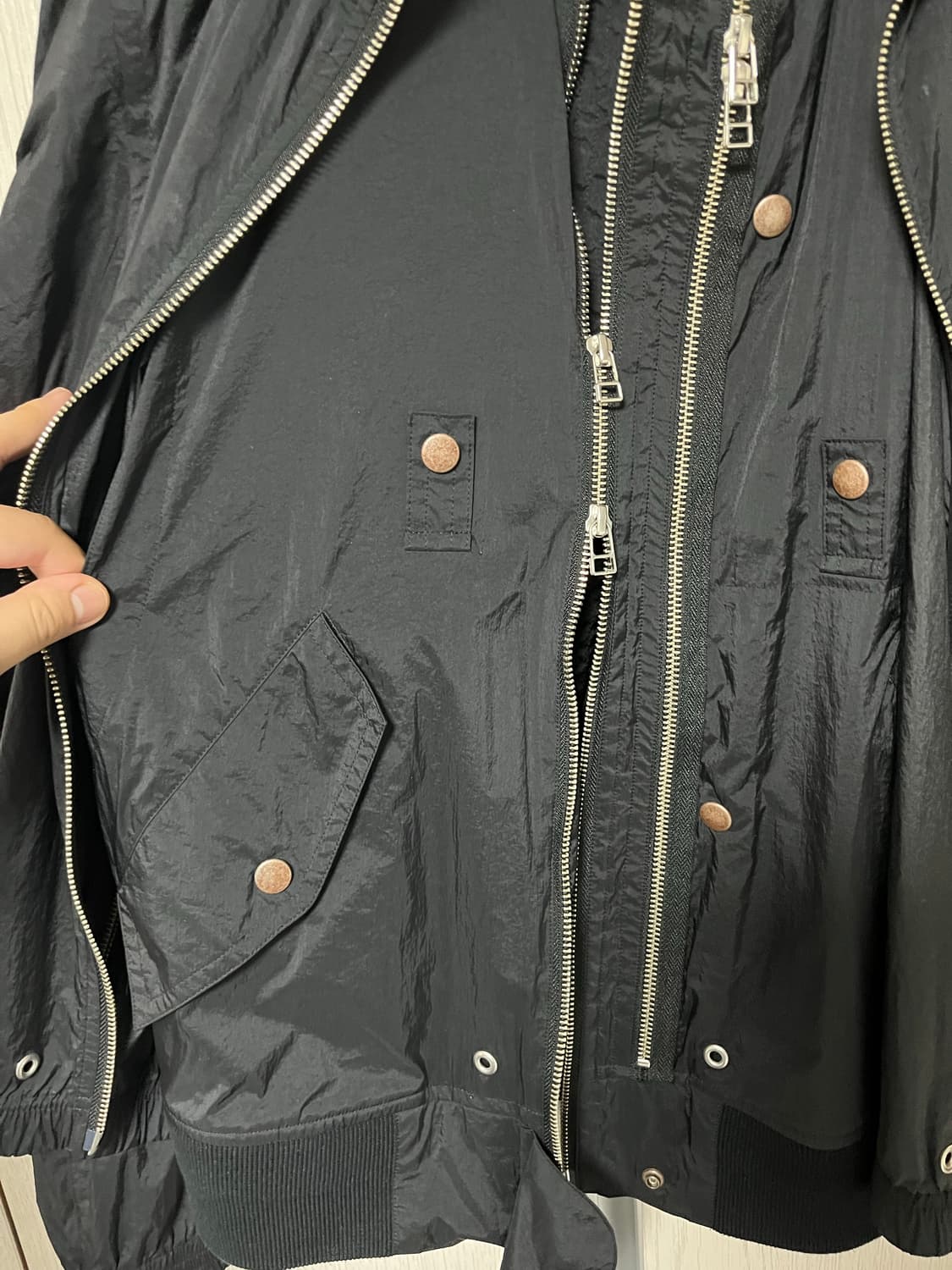 (1) Bed J W Ford 베드포드 레이어드 봄버 자켓 상품이미지8