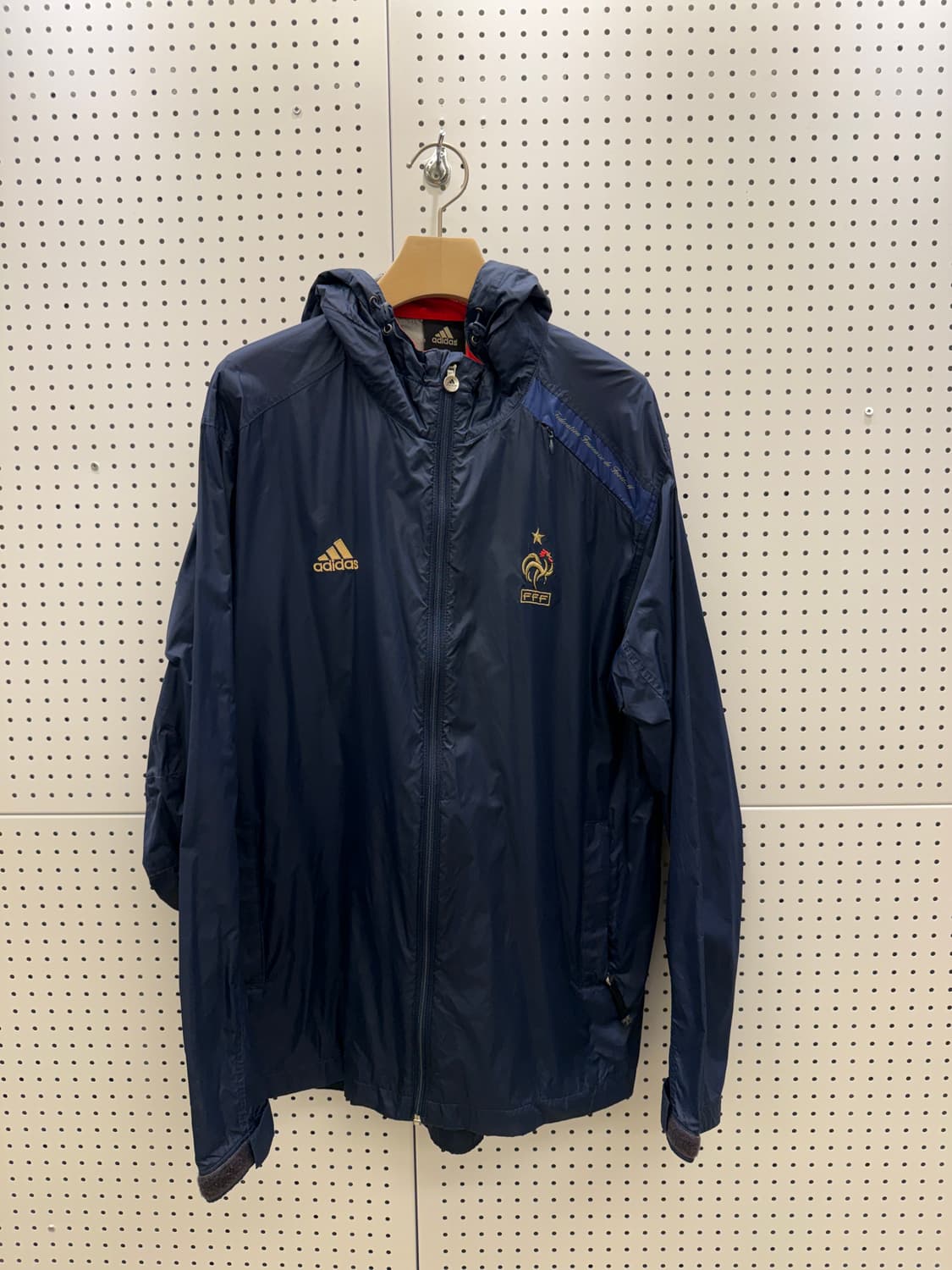 아디다스 프랑스 국가대표 FFF 네이비 윈드브레이커 U1315 상품이미지2