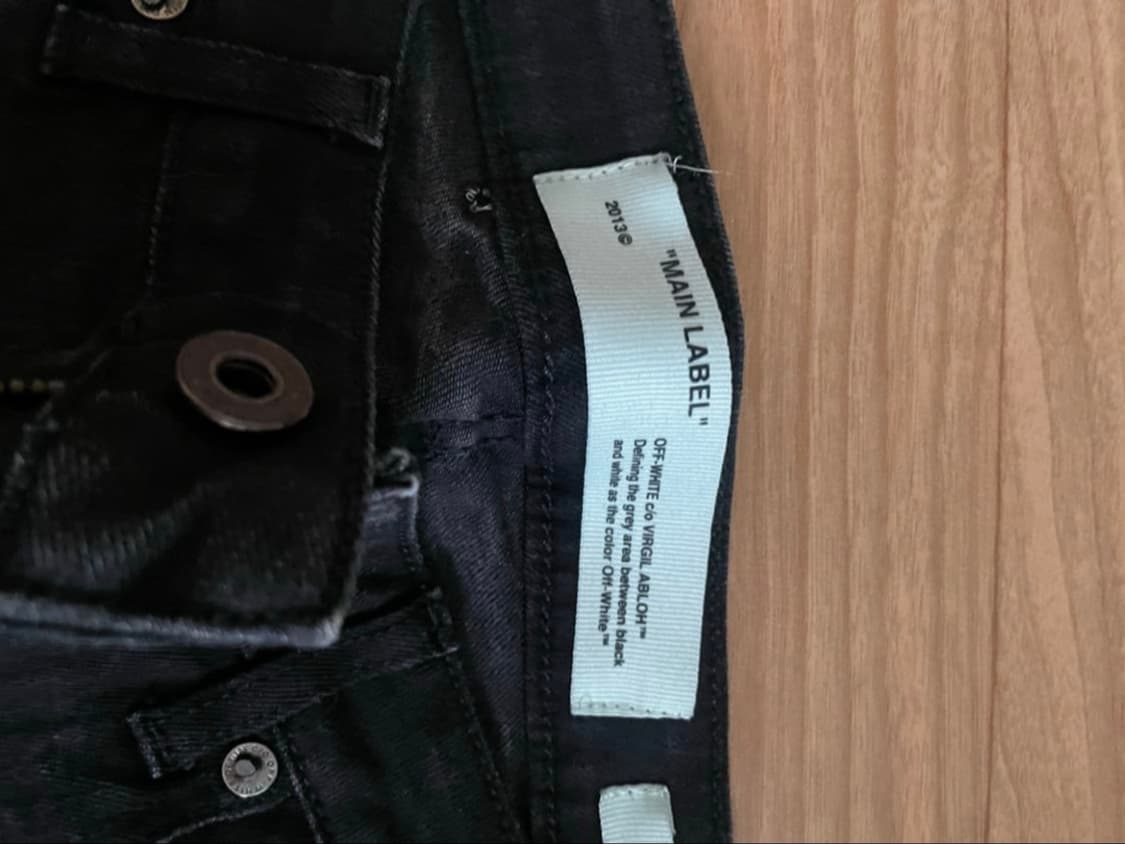 off-white slim fit denim jeans 상품이미지3