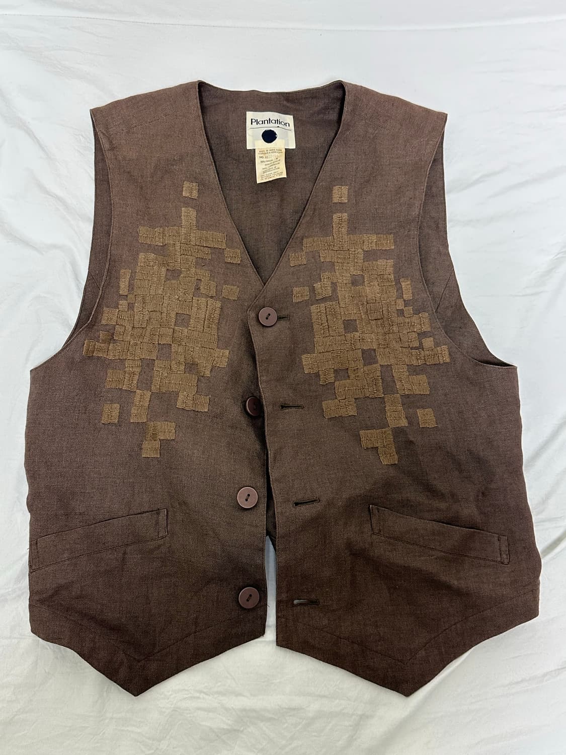 이세이 미야케 plantation 리넨 베스트 상품이미지1