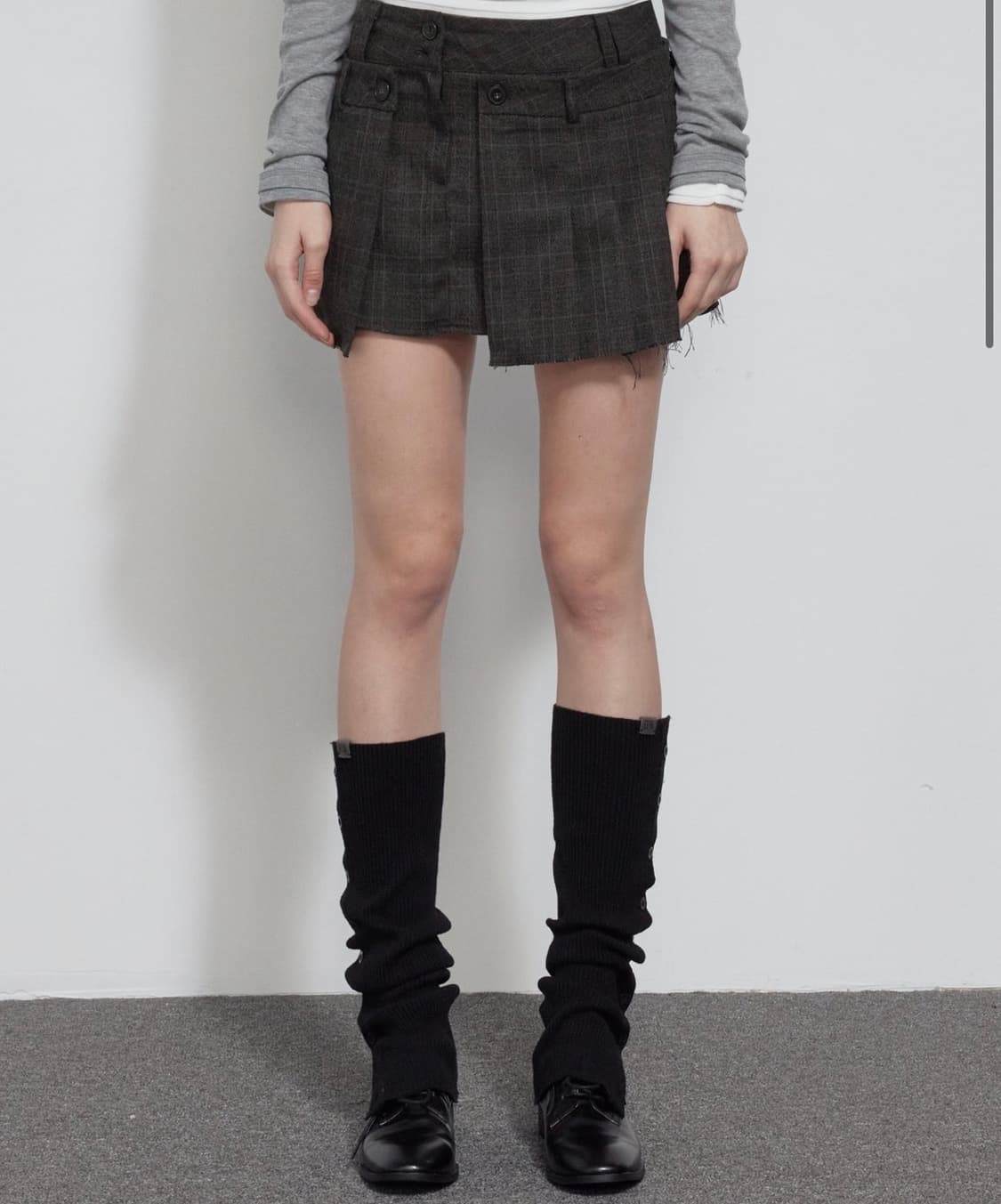 보헤미안 서울 스커트 LAYERED WRAP MINI SKIRT 상품이미지1