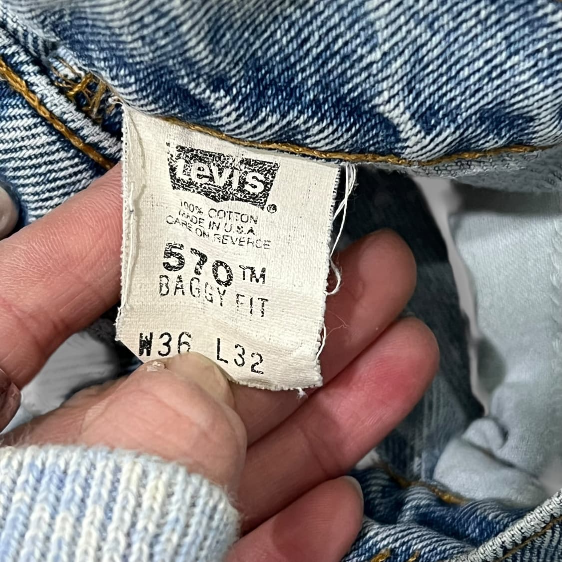 usa 리바이스 570 데님팬츠 s08679 상품이미지9