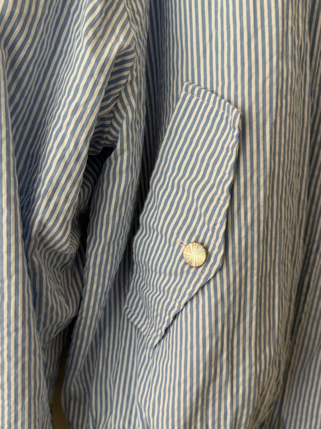 신앤리 크루징 스트라이프 해링턴 자켓 블루 L 상품이미지4