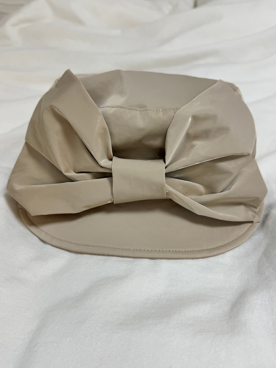 어썸니즈) BELLBOY CAP RIBBON BEIGE 상품이미지4