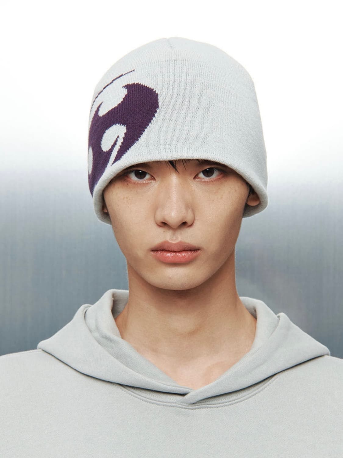 [미개봉] Sansan Gear Logo Beanie Light Grey 상품이미지3