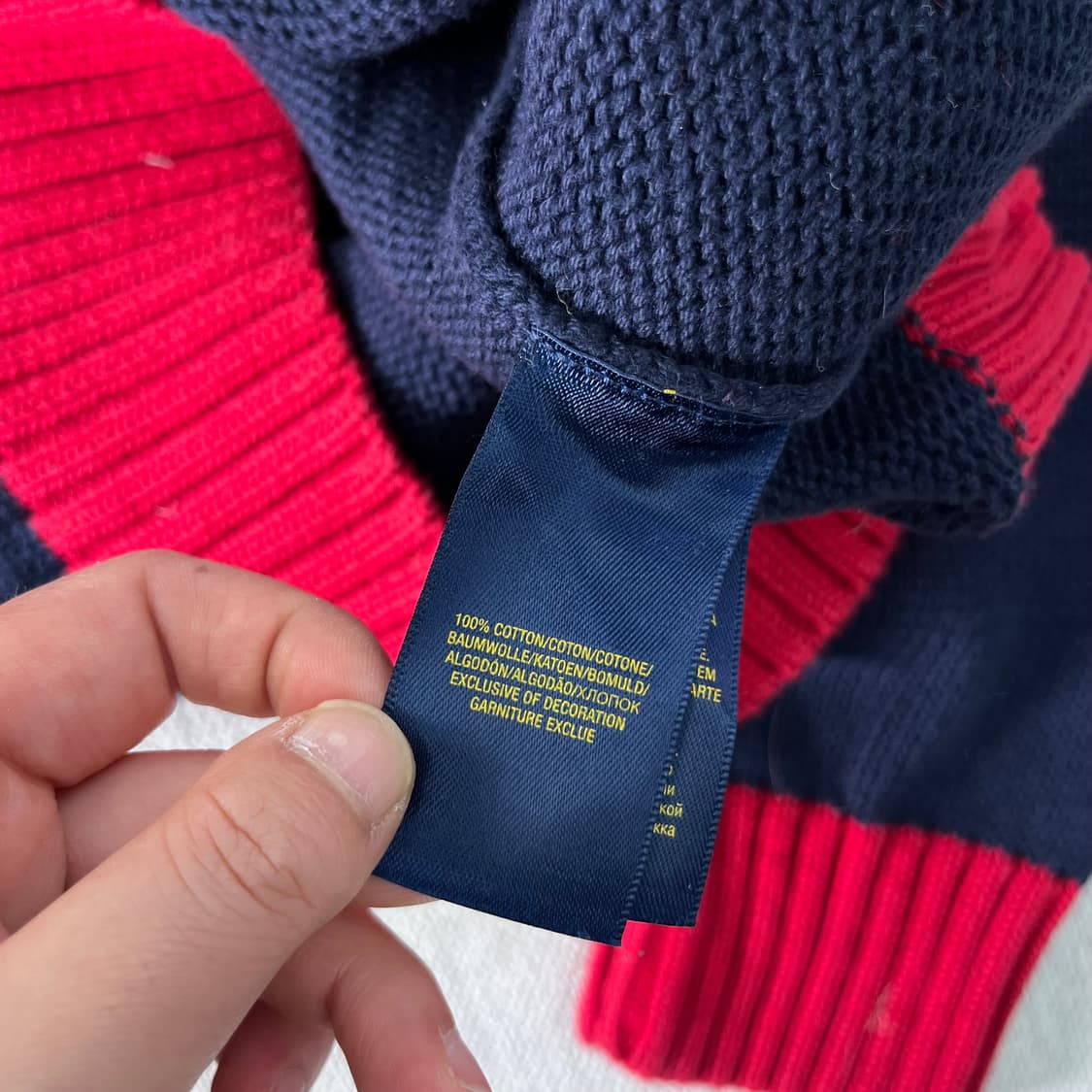 95 폴로랄프로렌 빅포니 반집업 니트 상품이미지6