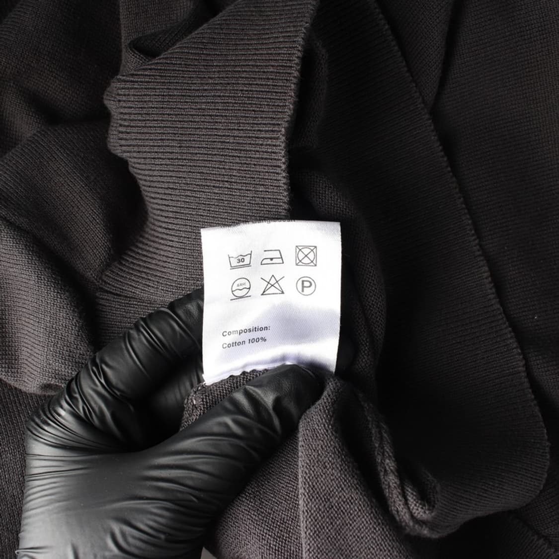 론트 코튼 니트 카라 반팔 티셔츠 L 상품이미지6