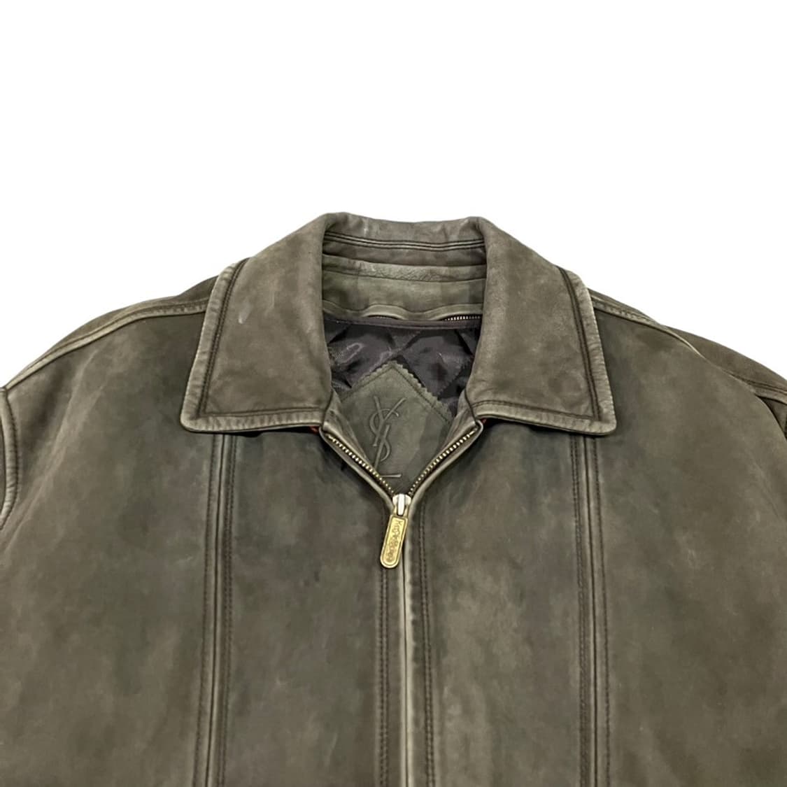 입생로랑 아카이브 리얼 레더 스웨이드 가죽자켓 상품이미지9