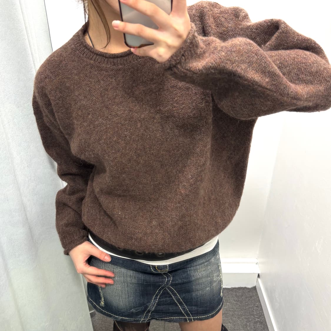 울리치 브라운 니트 상품이미지2