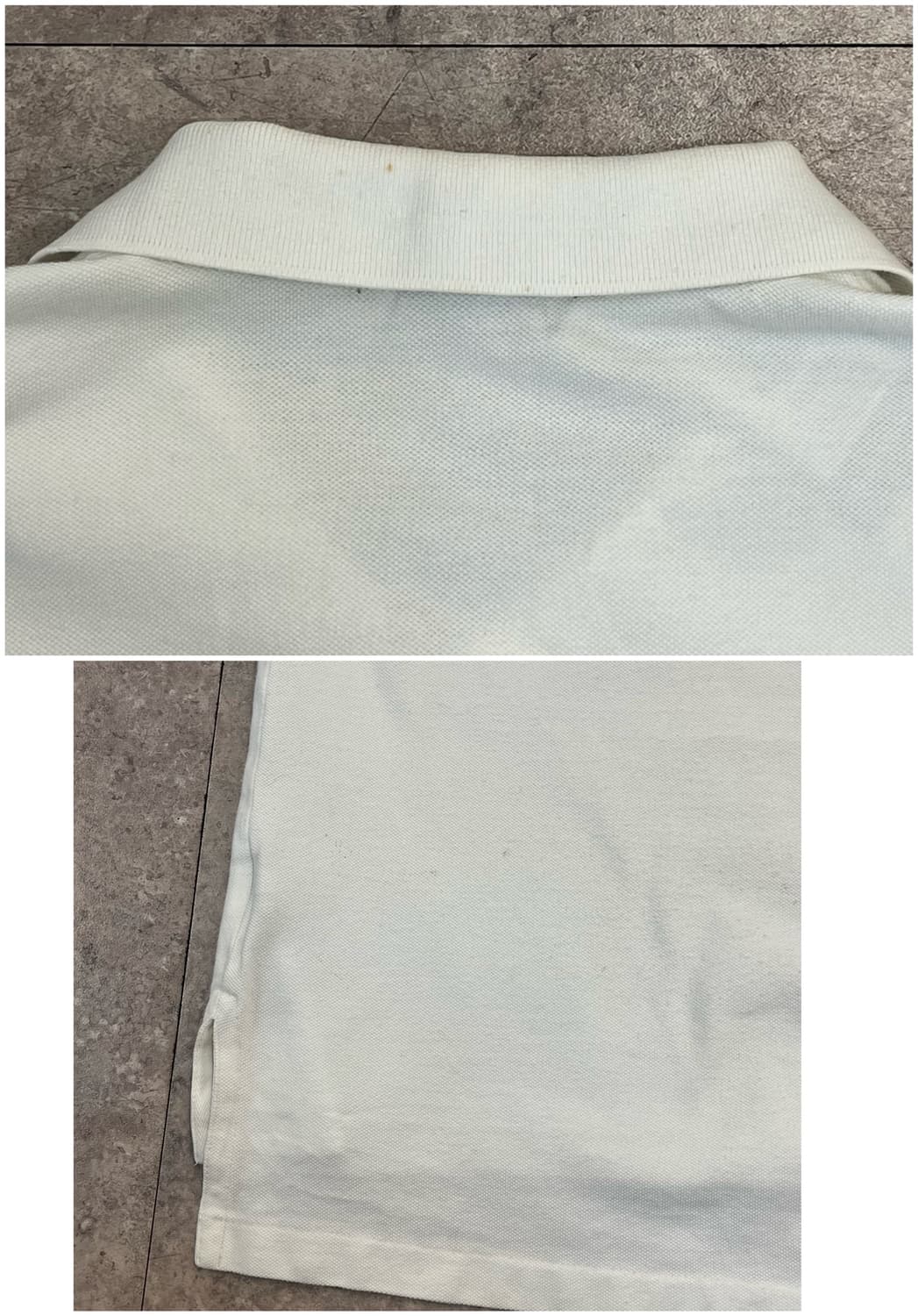 폴로 빅포니 반팔 카라티 화이트 L #csz2662 상품이미지8