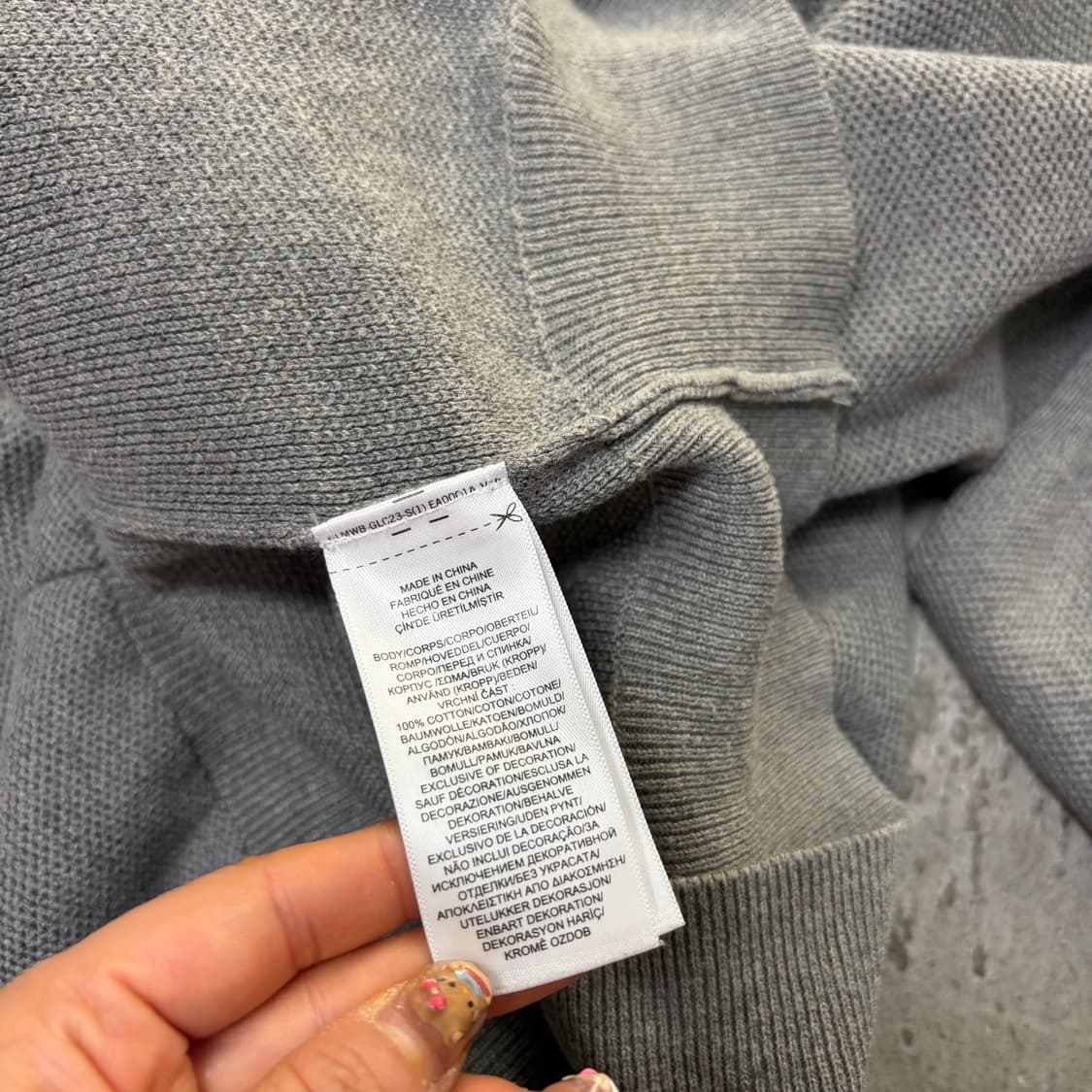 폴로 반집업 니트[2208] 상품이미지7