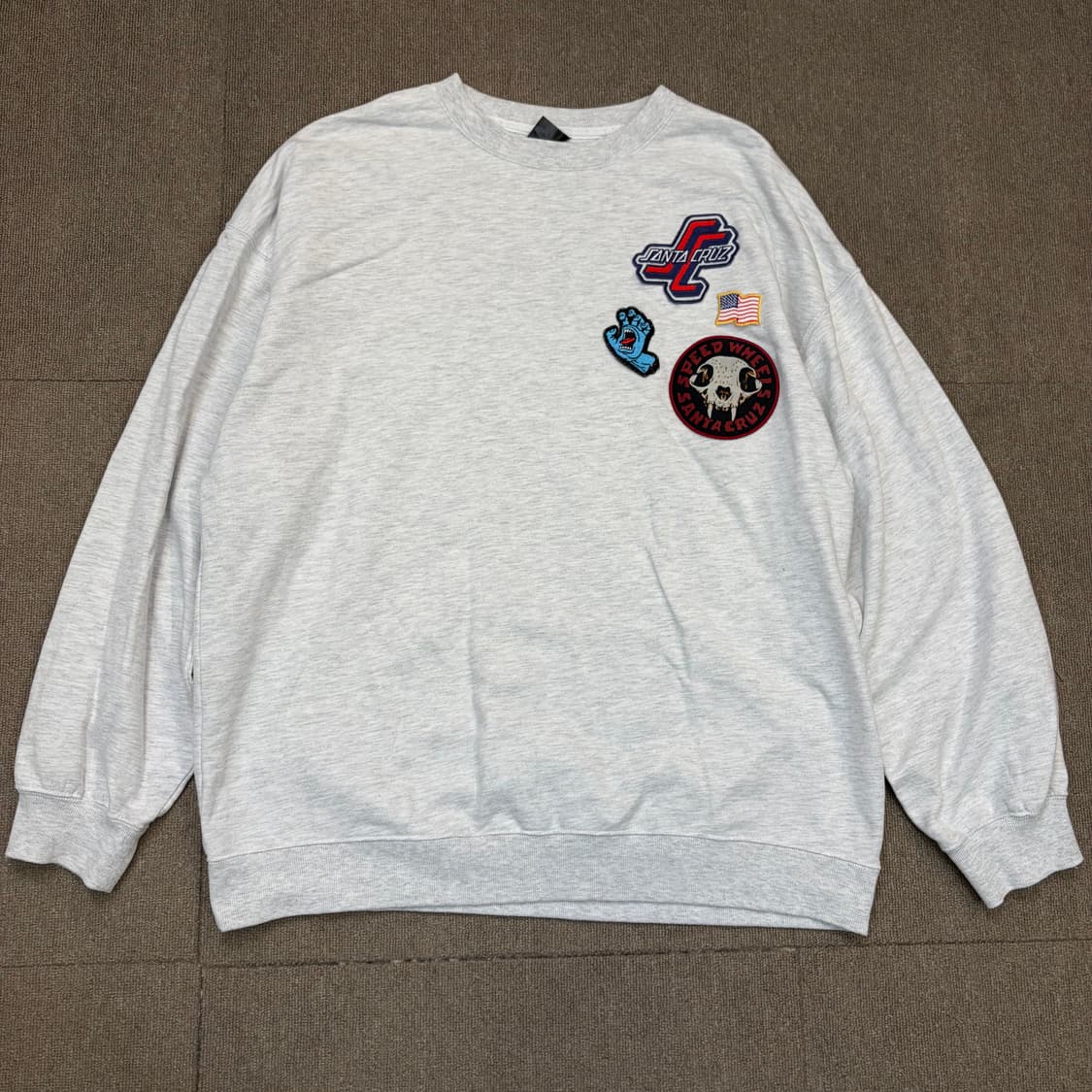 Santa Cruz 산타크루즈 패치 스웻셔츠 맨투맨 xl 상품이미지1