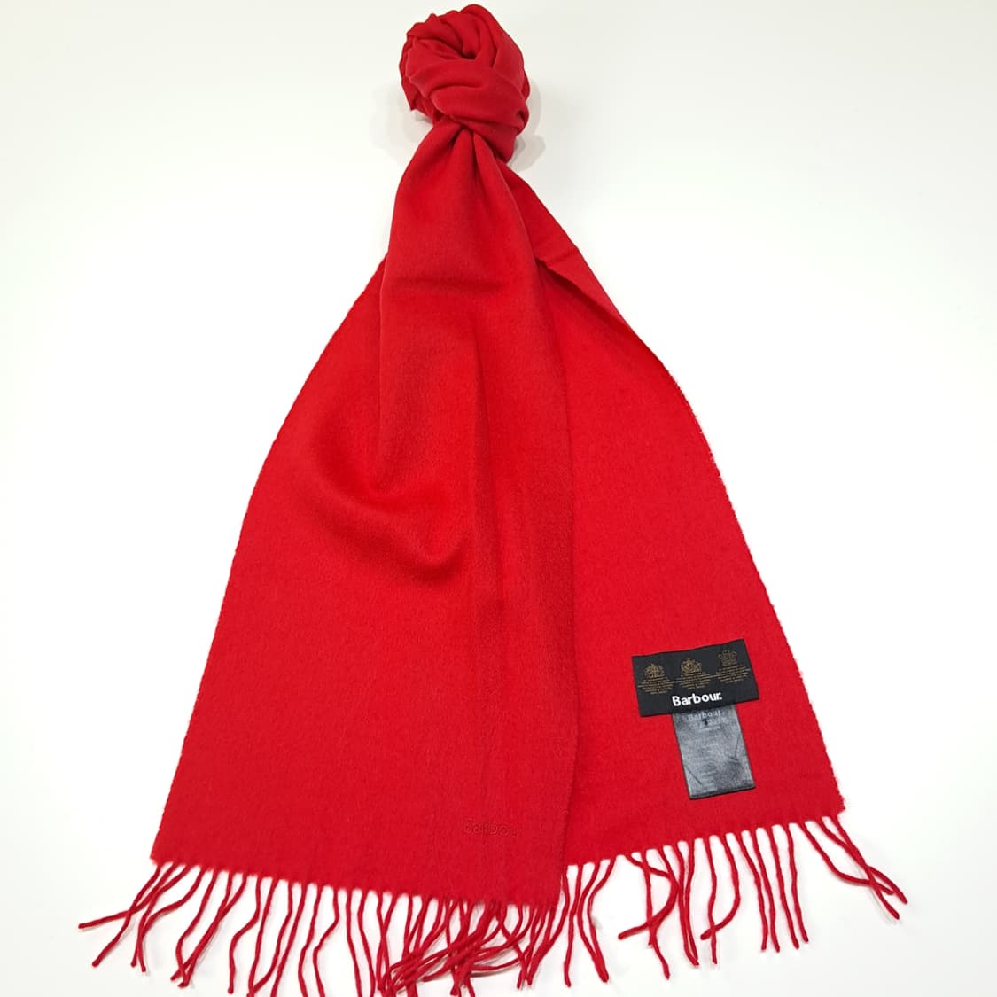 MX445 바버 레드 자수 머플러 목돌 상품이미지2