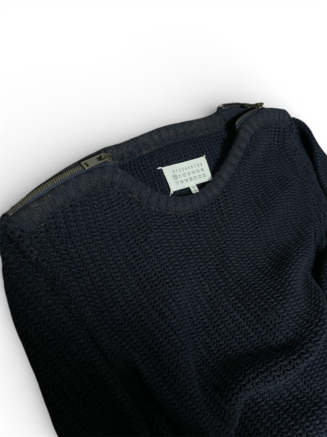 shoulder zip knit 상품이미지1