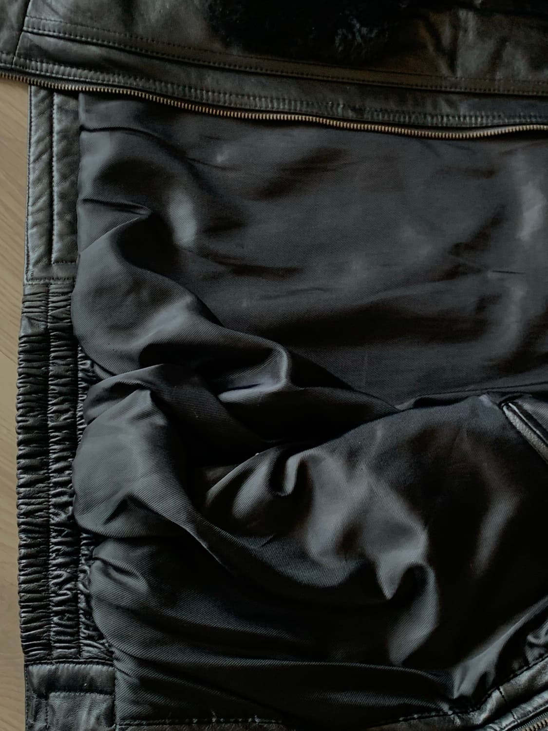 리얼레더 양 가죽 자켓 XL 상품이미지3