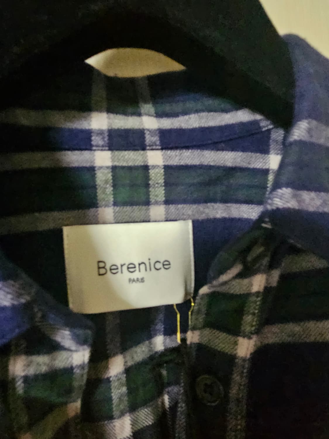[새상품] Berenice 베르니스 체크 셔츠 원피스 상품이미지4