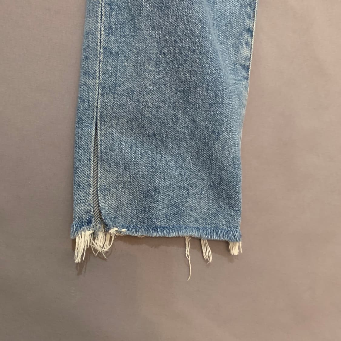 25인치 시티즌 오브 휴머니티 하이라이즈 커팅 슬릿 스판 데님 청바지 상품이미지5