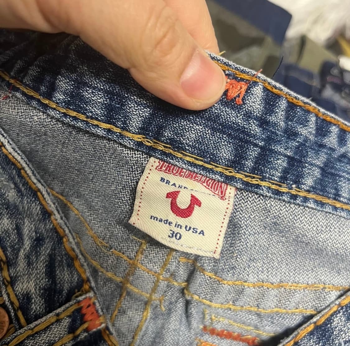 트루릴리젼 조이 수퍼티 부츠컷 데님팬츠 상품이미지4