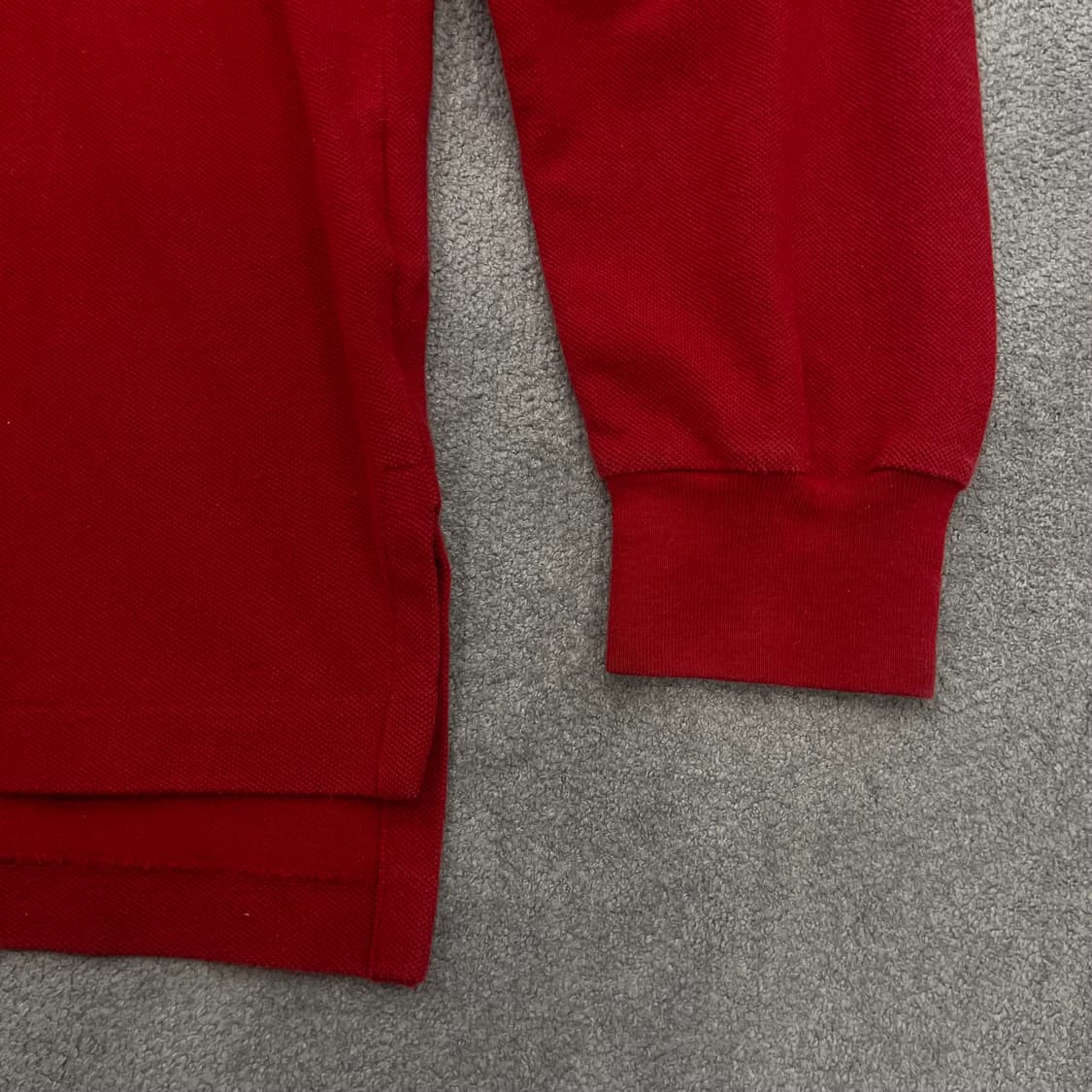 M 폴로 랄프로렌 레드 긴팔 카라티 상품이미지4