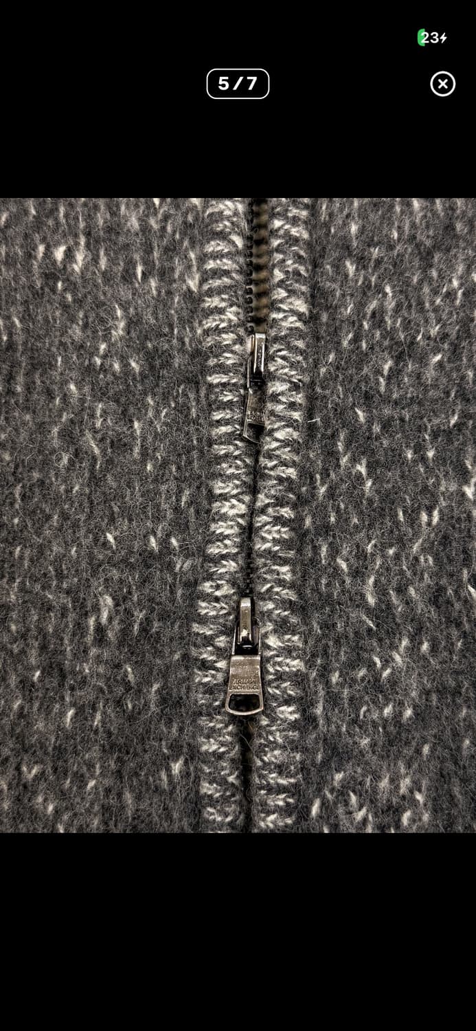 아르마니 익스체인지 울 니트집업 상품이미지5