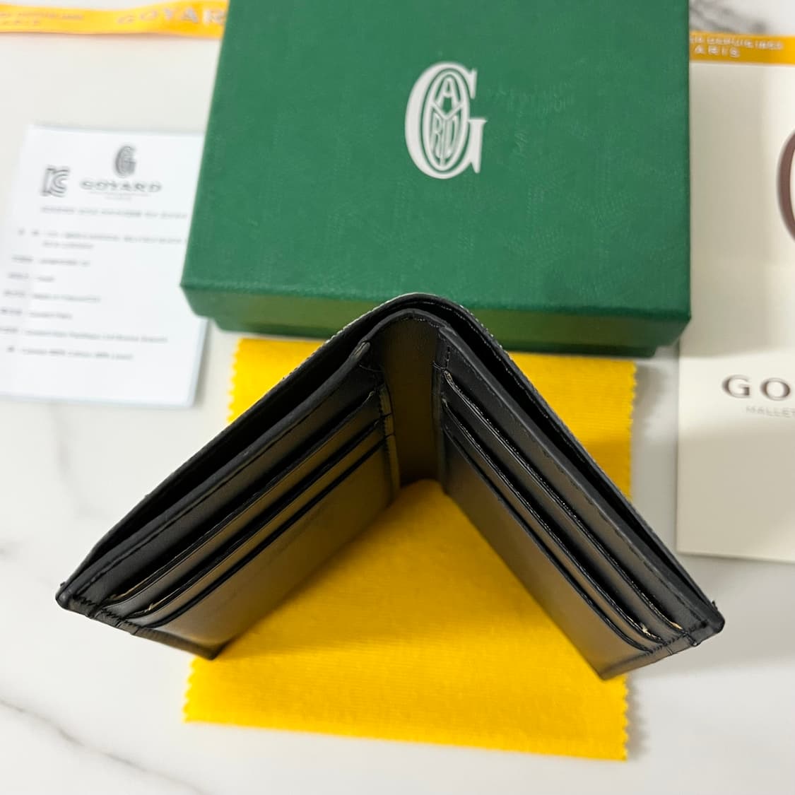 [A급/정품] 고야드 생피에르 블랙 카드지갑 반지갑 상품이미지5