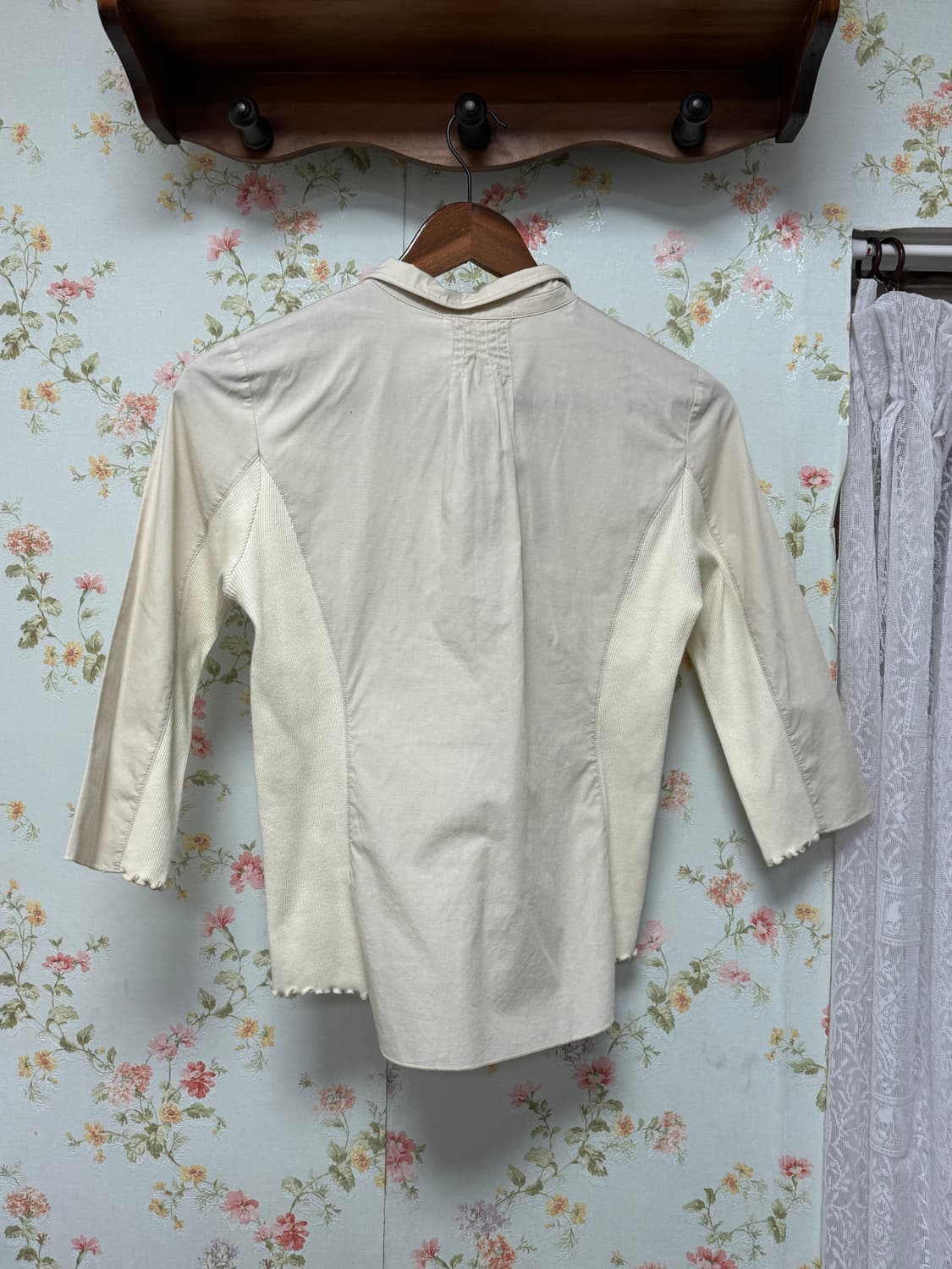 7부 프릴 블라우스 상품이미지2