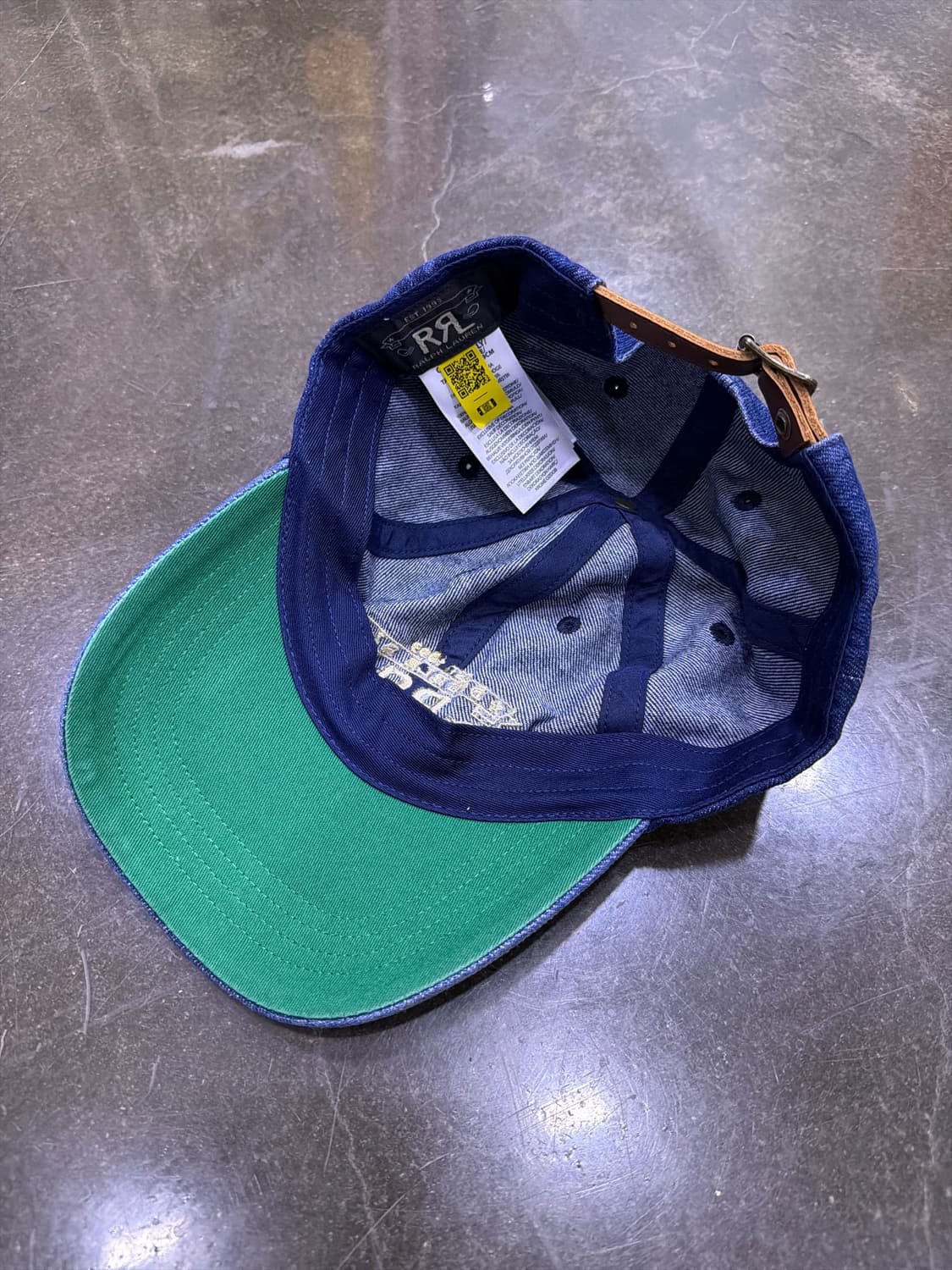 RRL 더블알엘 랜치 볼캡 데님 모자 상품이미지5