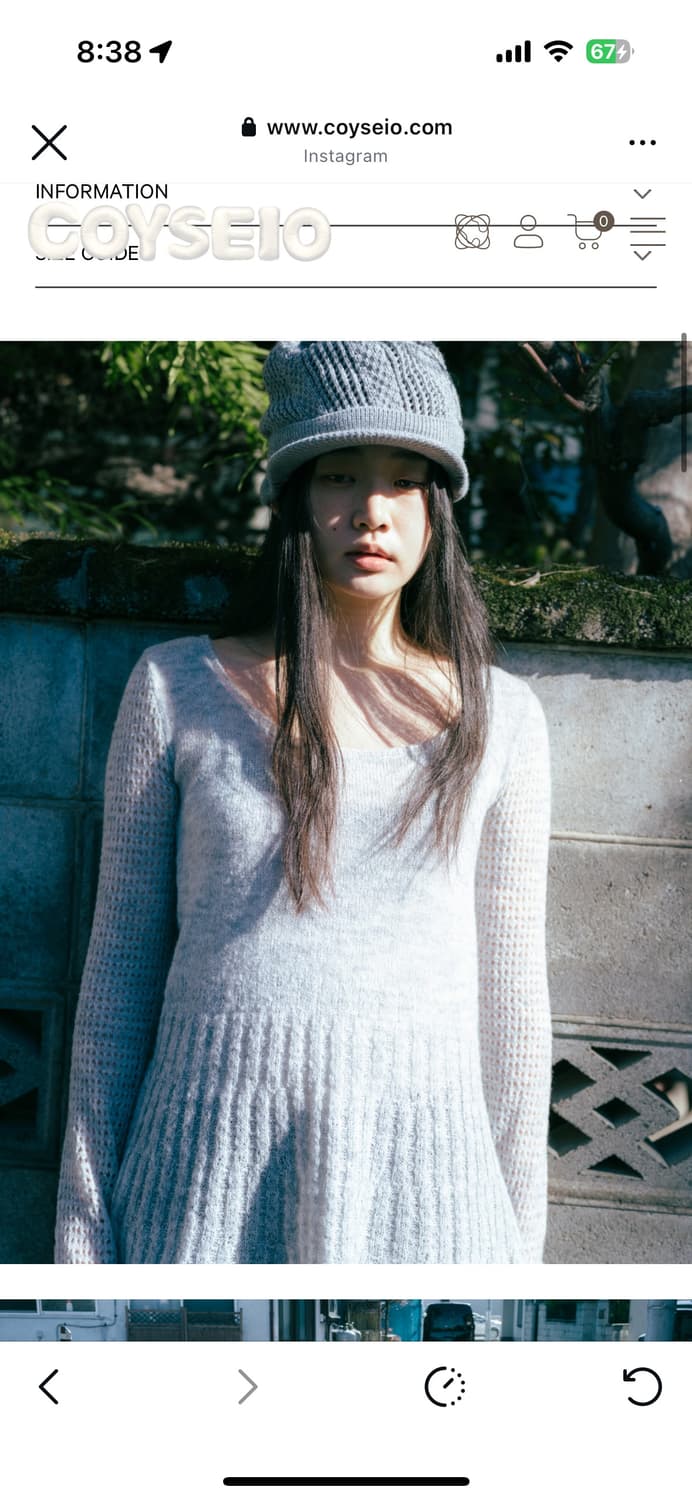 COY VISOR CROCHET BEANIE 상품이미지2