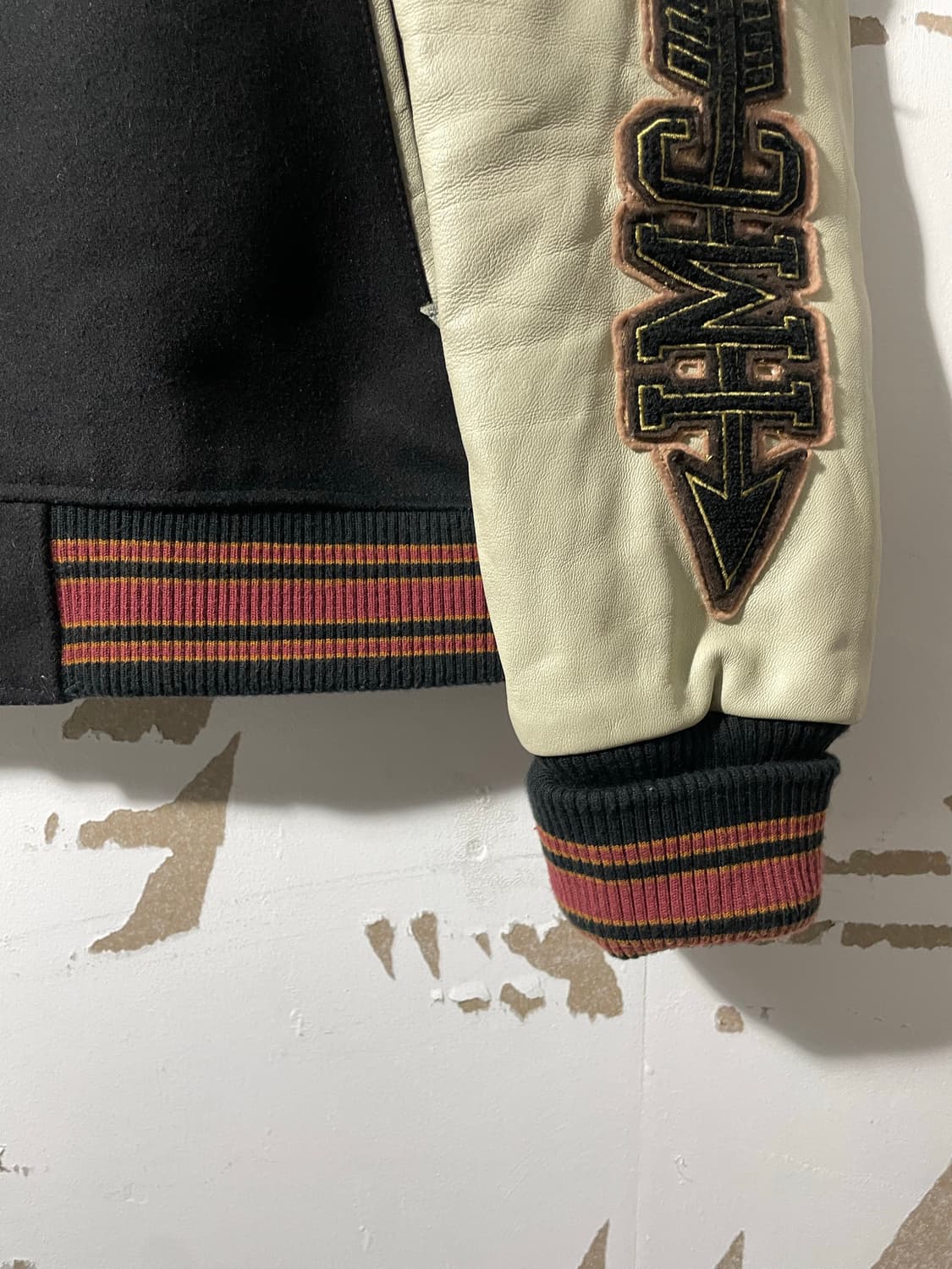 90‘s 인디안모터사이클 바시티 자켓 상품이미지4