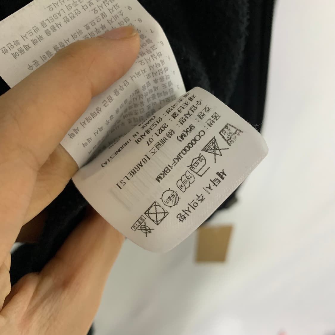 커버낫 검정색 플리스 집업 후리스 빈티지 M 남녀공용 상품이미지5