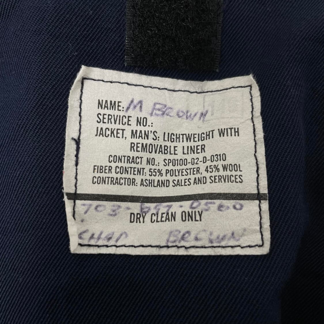 미군 에어포스 면자켓 블루종 상품이미지4