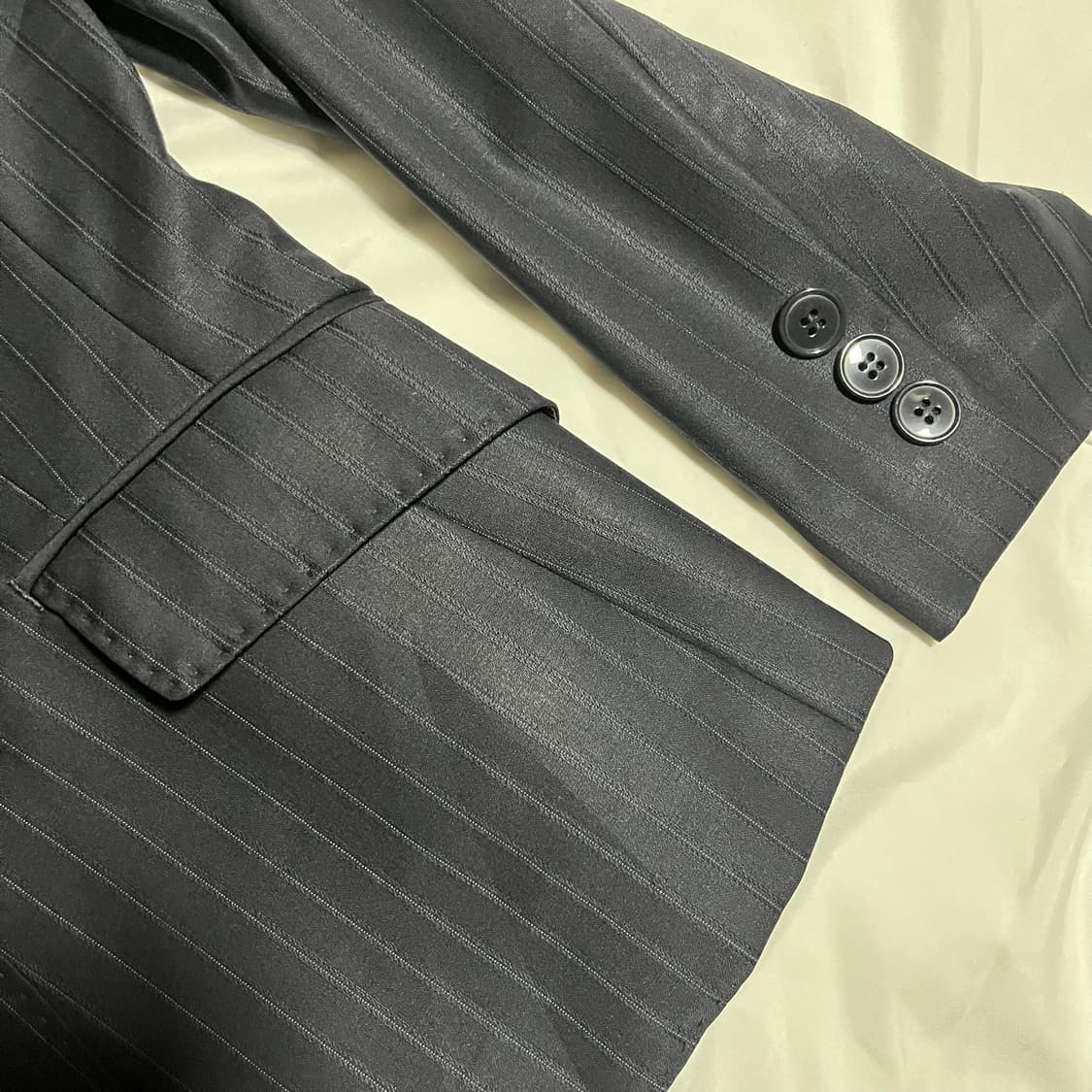 ICB . 슬림핏 스트라이프 블레이저 상품이미지4