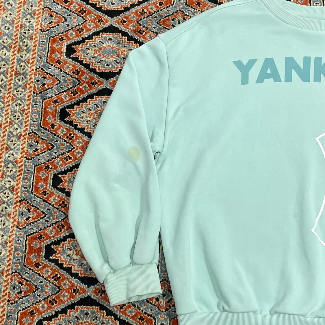 MLB 민트 뉴욕양키스 맨투맨 티셔츠 여성S 상품이미지3
