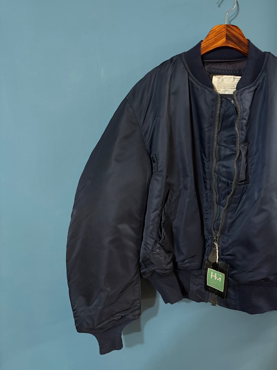 80's USAF B-15C (modified) Flight Jacket 상품이미지6