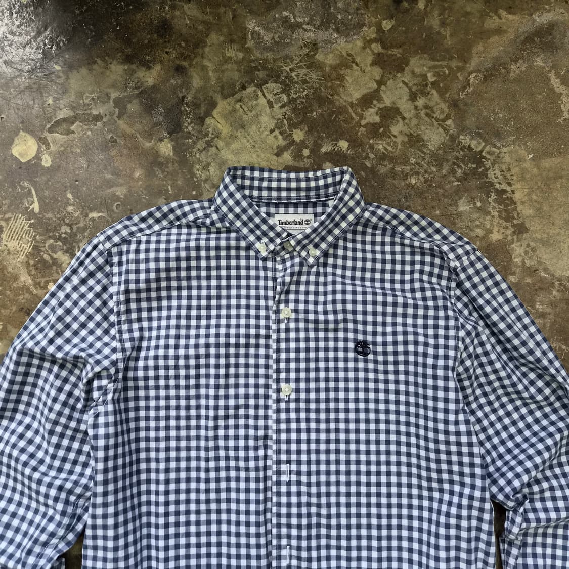 S) 팀버랜드 깅엄체크 셔츠 남방 아메카지 워크웨어 상품이미지2