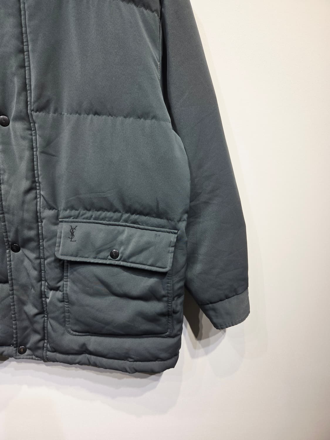 입생로랑 옴므 빈티지 패딩 자켓 상품이미지5